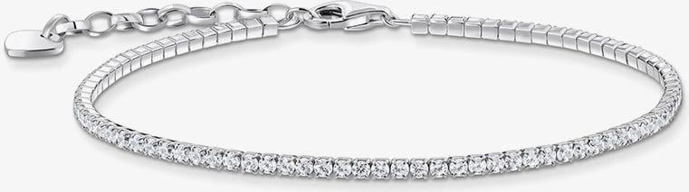 Thomas Sabo Sparkling White A2168-051-14-L19V Dames armband Thomas Sabo Sparkling White A2168-051-14-L19V Dames armband
