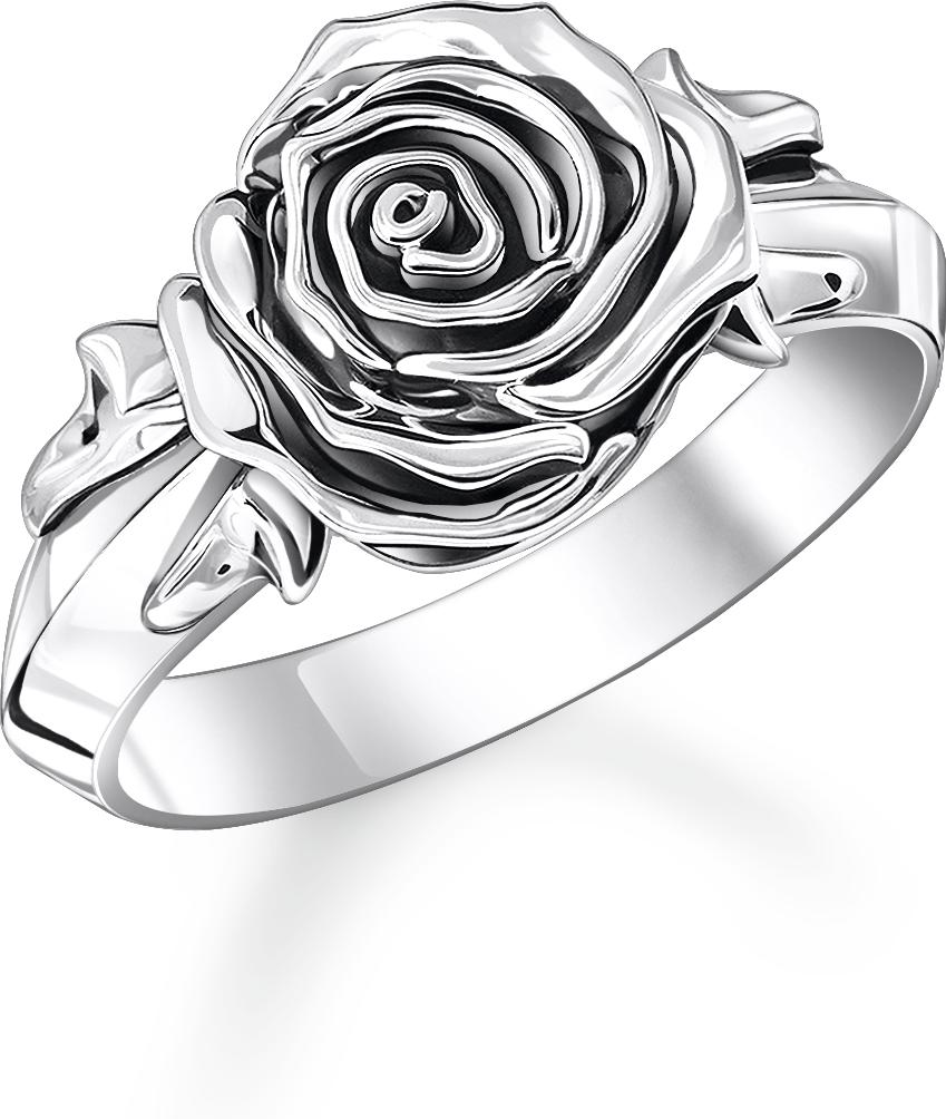 Thomas Sabo Midnight Rose TR2487-637-21 Anello donna Thomas Sabo Midnight Rose TR2487-637-21 Anello donna