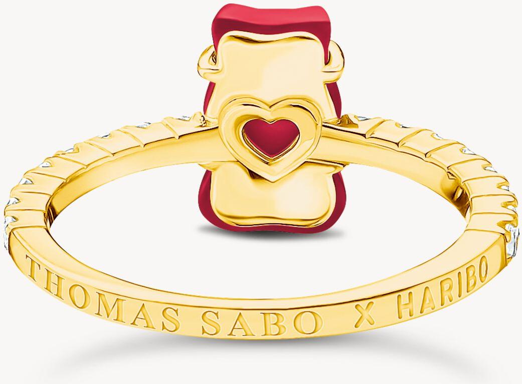 Thomas Sabo Thomas Sabo x HARIBO TR2459-414-10 Anello donna Thomas Sabo Thomas Sabo x HARIBO TR2459-414-10 Anello donna