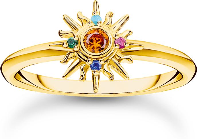 Thomas Sabo Sparkling Rainbow & Sun TR2458-488-7 Anillo para mujeres Thomas Sabo Sparkling Rainbow & Sun TR2458-488-7 Anillo para mujeres