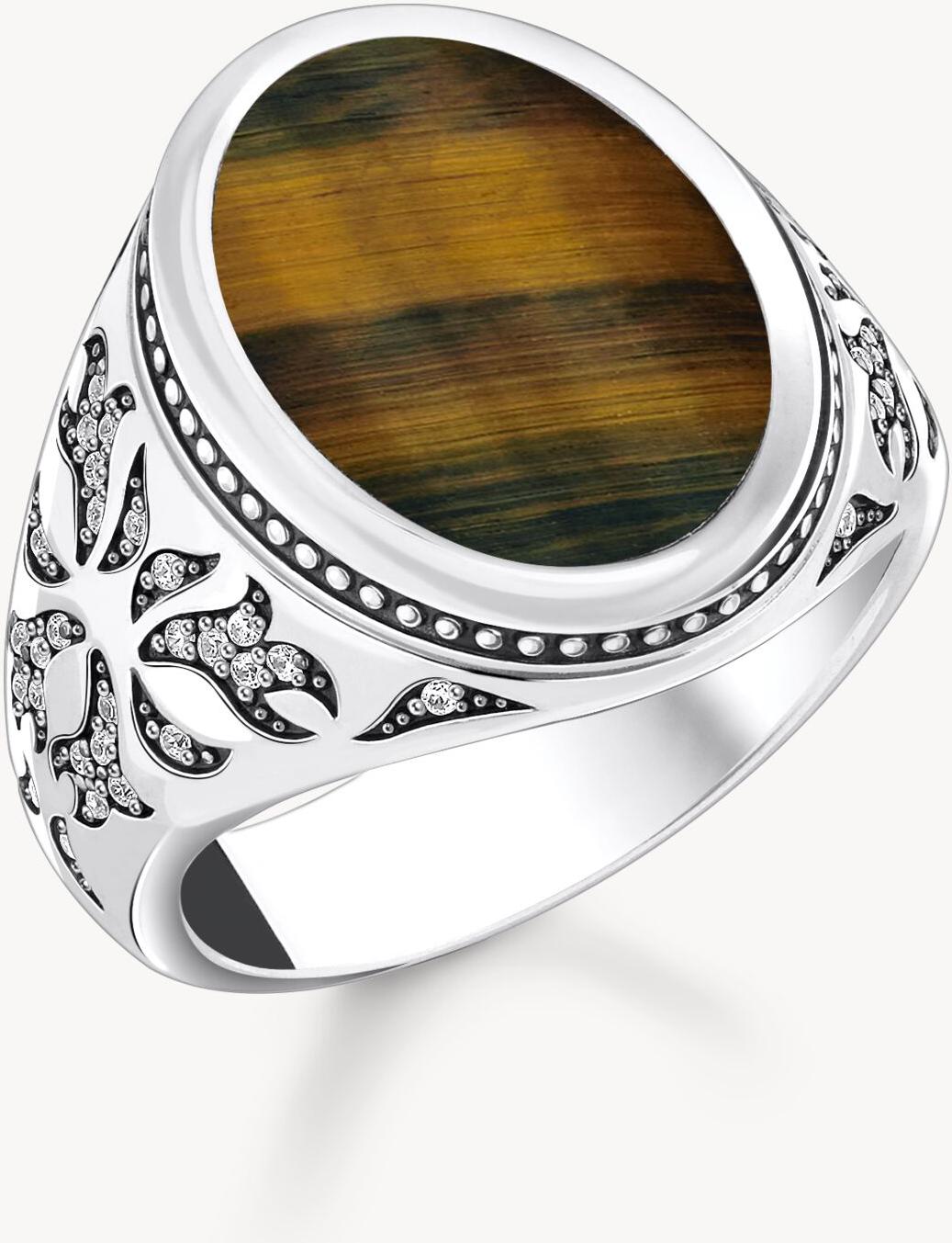 Thomas Sabo Rebel Wolf & Crystals TR2454-950-1 Ring Thomas Sabo Rebel Wolf & Crystals TR2454-950-1 Ring