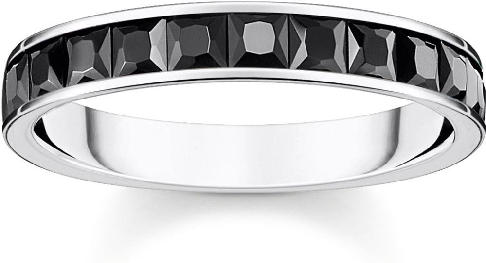 Thomas Sabo Sparkling Black TR2358-643-11 Damesring Thomas Sabo Sparkling Black TR2358-643-11 Damesring
