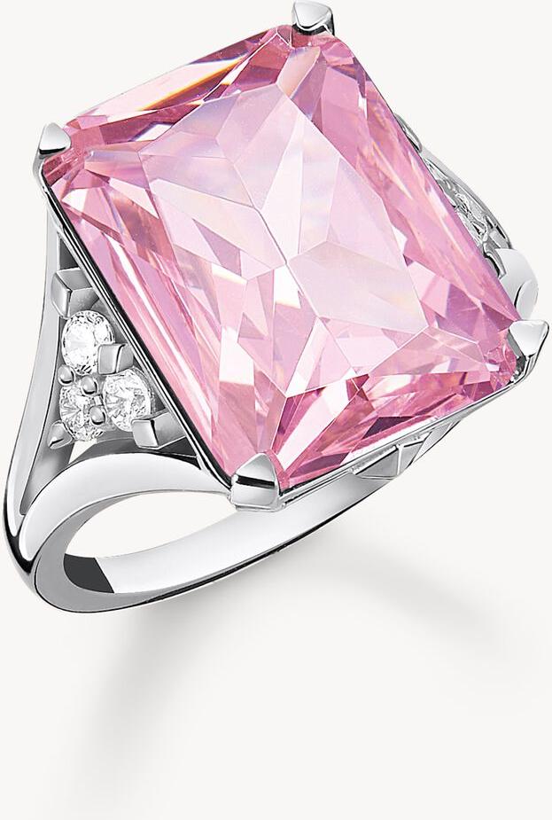 Thomas Sabo Sparkling Pink TR2339-051-9 Anillo para mujeres Thomas Sabo Sparkling Pink TR2339-051-9 Anillo para mujeres