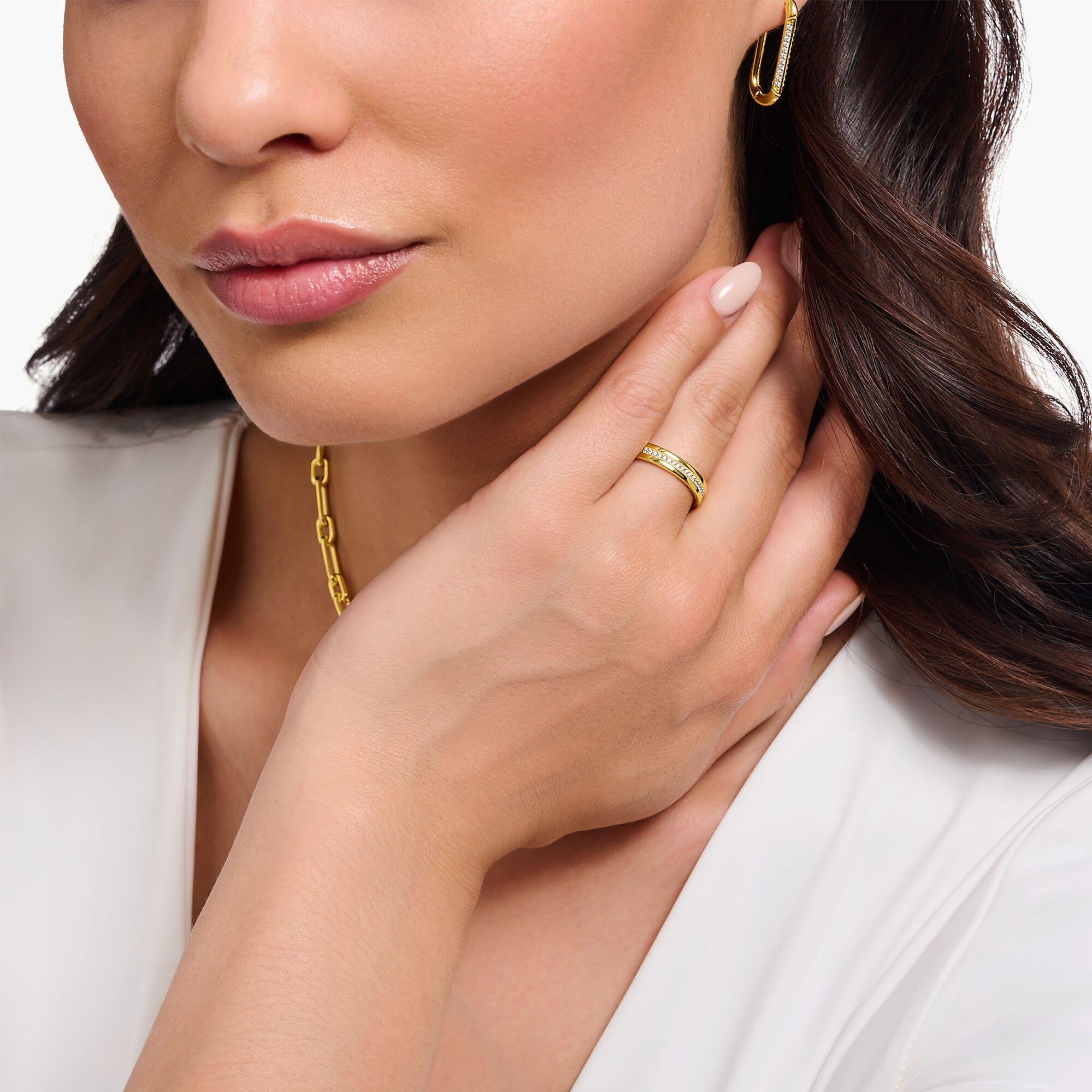 Thomas Sabo Heritage Gold TR2117-414-14 Anillo para mujeres Thomas Sabo Heritage Gold TR2117-414-14 Anillo para mujeres