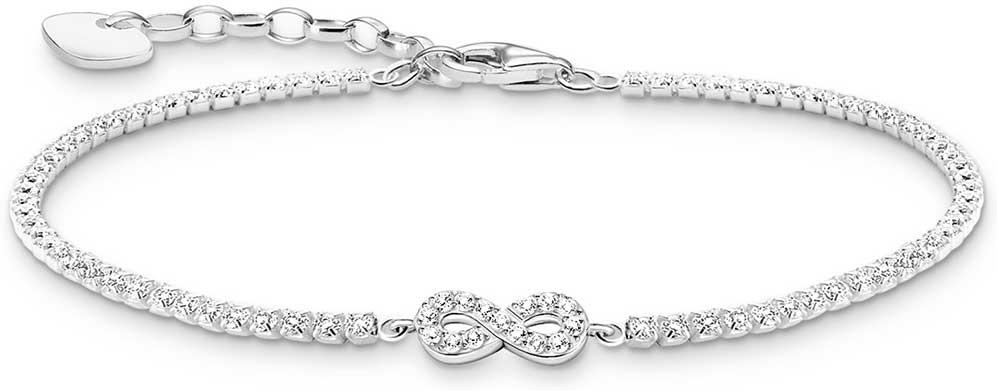 Thomas Sabo Sparkling White A2176-051-14-L19v Pulsera para mujeres Thomas Sabo Sparkling White A2176-051-14-L19v Pulsera para mujeres
