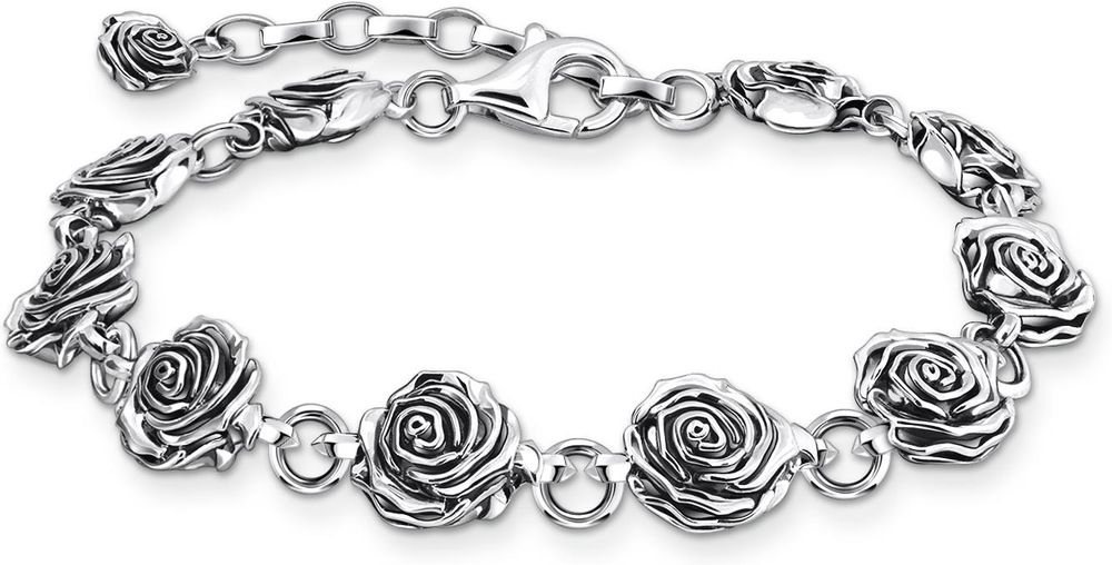Thomas Sabo Midnight Rose A2197-637-21 Armband Thomas Sabo Midnight Rose A2197-637-21 Armband
