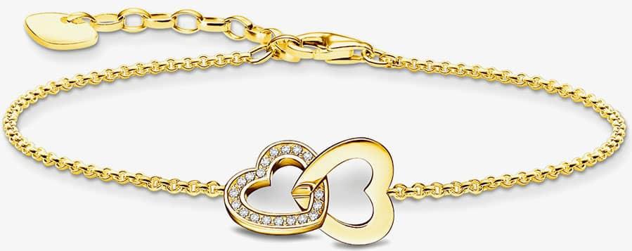 Thomas Sabo Golden Symbols A2163-414-14-L19V Pulsera para mujeres Thomas Sabo Golden Symbols A2163-414-14-L19V Pulsera para mujeres
