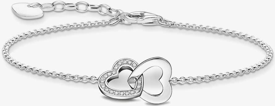 Thomas Sabo Love & Hearts A2163-051-14-L19V Pulsera para mujeres Thomas Sabo Love & Hearts A2163-051-14-L19V Pulsera para mujeres