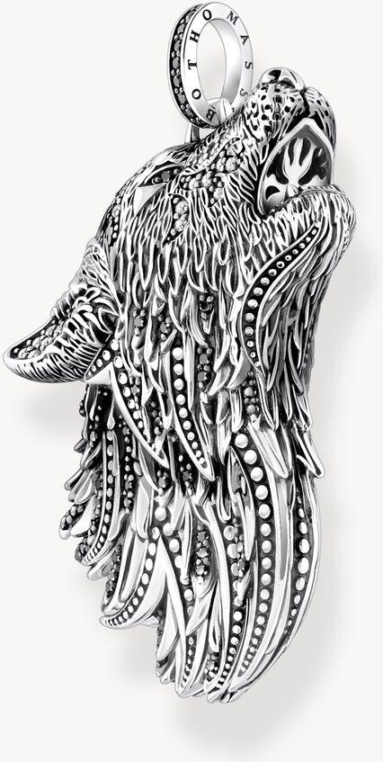 Thomas Sabo Rebel Wolf & Crystals PE966-643-21 Hanger