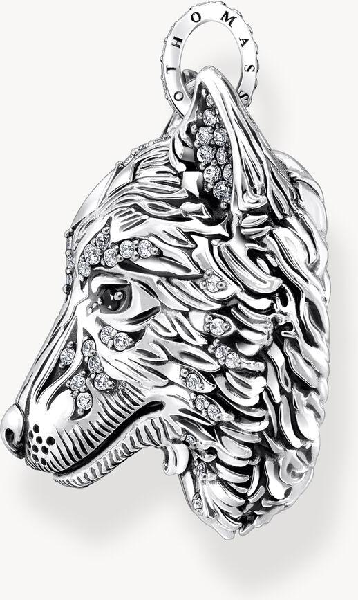 Thomas Sabo Rebel Wolf & Crystals PE965-691-21 Pendant