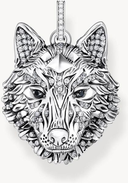 Thomas Sabo Rebel Wolf & Crystals PE965-691-21 Hanger