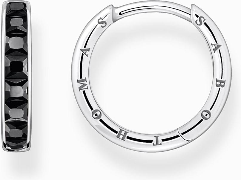 Thomas Sabo Sparkling Black CR668-643-11 Orecchini creole