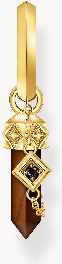 Thomas Sabo Rebel Wolf & Crystals CR724-324-10 Hoop earring