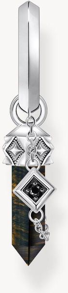 Thomas Sabo Rebel Wolf & Crystals CR724-950-1 Orecchini creole Thomas Sabo Rebel Wolf & Crystals CR724-950-1 Orecchini creole
