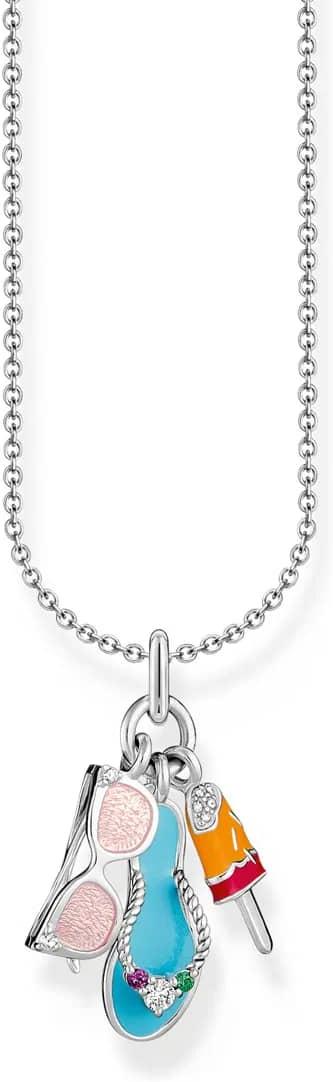 Thomas Sabo Sparkling Rainbow & Sun KE2228-340-7-L45V Damenhalskette