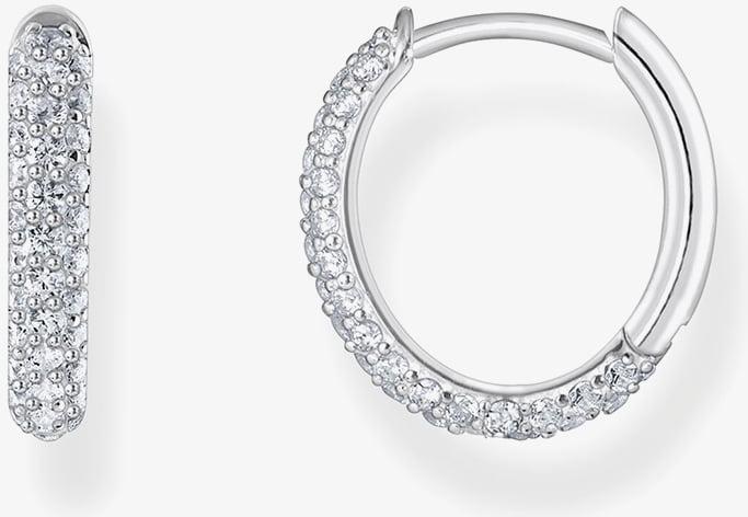 Thomas Sabo Sparkling White CR730-051-14 Orecchini creole Thomas Sabo Sparkling White CR730-051-14 Orecchini creole