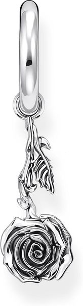 Thomas Sabo Midnight Rose CR756-637-21 Pendientes creoles Thomas Sabo Midnight Rose CR756-637-21 Pendientes creoles