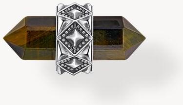 Thomas Sabo Rebel Wolf & Crystals H2282-826-1 Orecchini a buco Thomas Sabo Rebel Wolf & Crystals H2282-826-1 Orecchini a buco