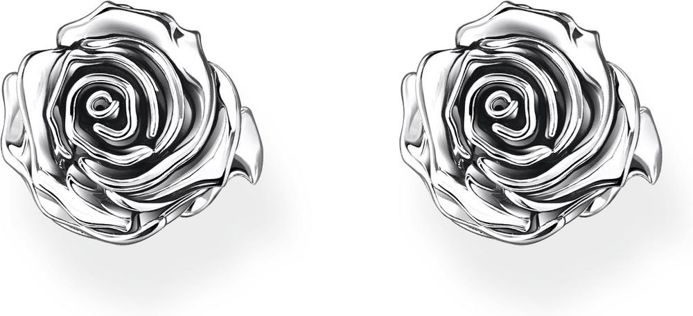 Thomas Sabo Midnight Rose H2323-637-21 Ear stud Thomas Sabo Midnight Rose H2323-637-21 Ear stud