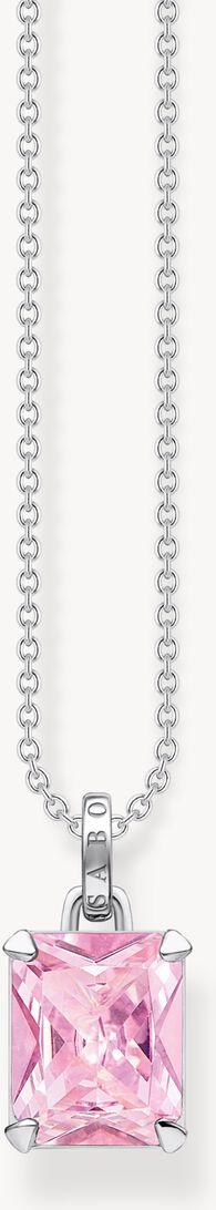 Thomas Sabo Sparkling Pink KE1964-051-9-L45V Cadena de cuello para mujeres Thomas Sabo Sparkling Pink KE1964-051-9-L45V Cadena de cuello para mujeres