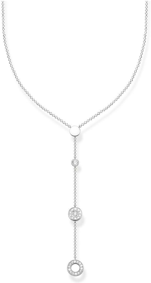 Thomas Sabo Silver Symbols KE1879-051-14-L45V Halsketting voor dames Thomas Sabo Silver Symbols KE1879-051-14-L45V Halsketting voor dames