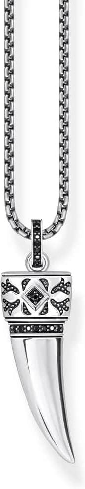 Thomas Sabo Rebel Wolf & Crystals KE2202-643-11-L55v Chaîne de cou Thomas Sabo Rebel Wolf & Crystals KE2202-643-11-L55v Chaîne de cou