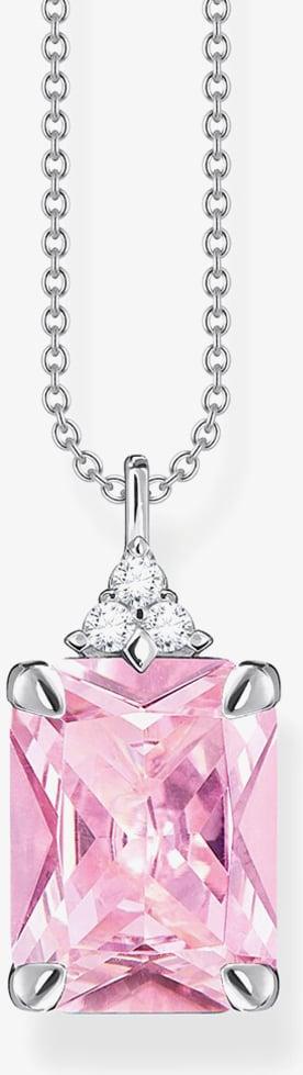 Thomas Sabo Sparkling Pink KE2089-051-9-L45V Chaîne de cou pour femmes