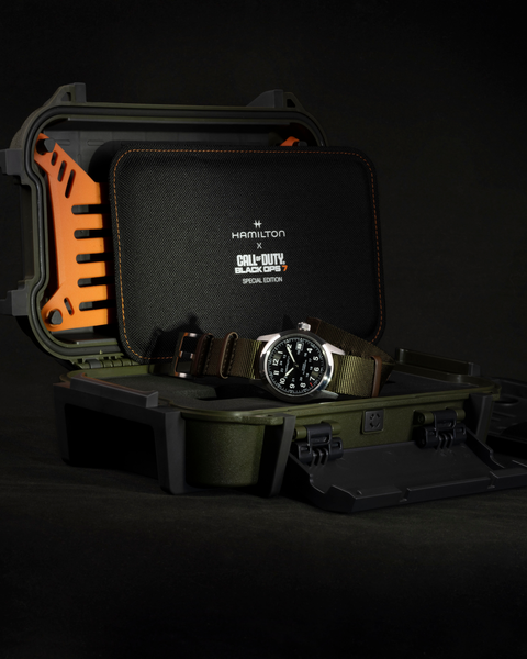 Hamilton Khaki Field Auto 38mm "CALL OF DUTY" (x/5000) H70475930 Orologio automatico Produzione strettamente limitata Hamilton Khaki Field Auto 38mm "CALL OF DUTY" (x/5000) H70475930 Orologio automatico Produzione strettamente limitata