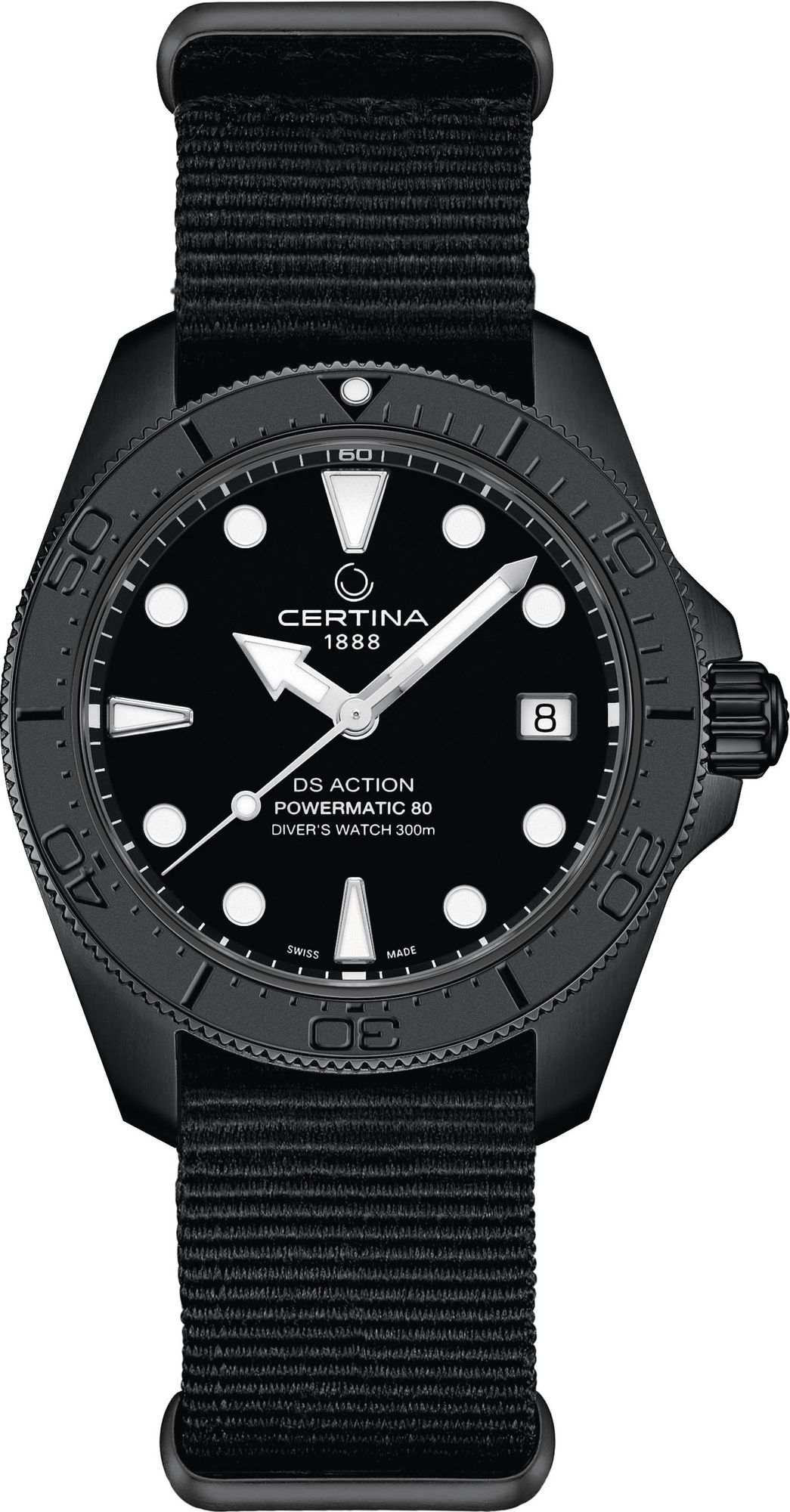Certina DS Action Diver 438mm C048.807.38.051.00 Unisex horloge