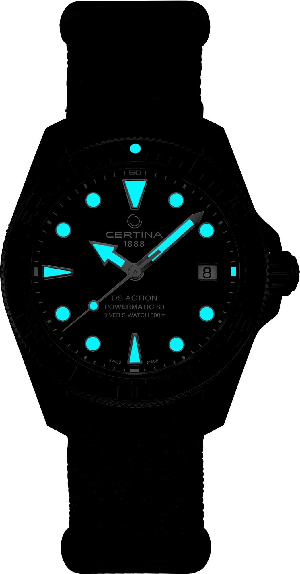 Certina DS Action Diver 438mm C048.807.38.051.00 Unisex horloge