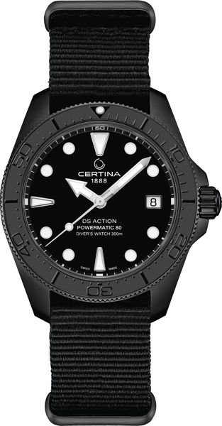Certina DS Action Diver 38mm C048.807.38.051.00 Unisexuhr Taucheruhr