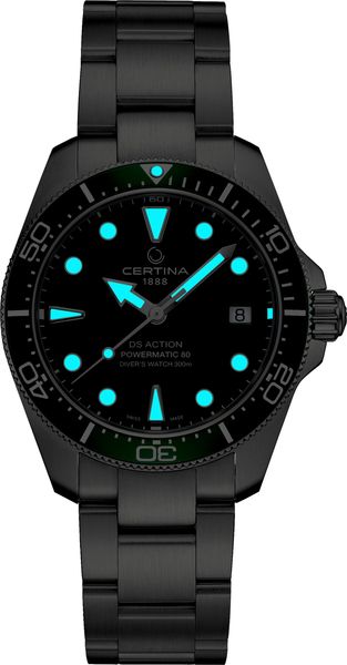 Certina DS Action 38mm C048.807.11.091.00 Unisexuhr 80h Gangreserve