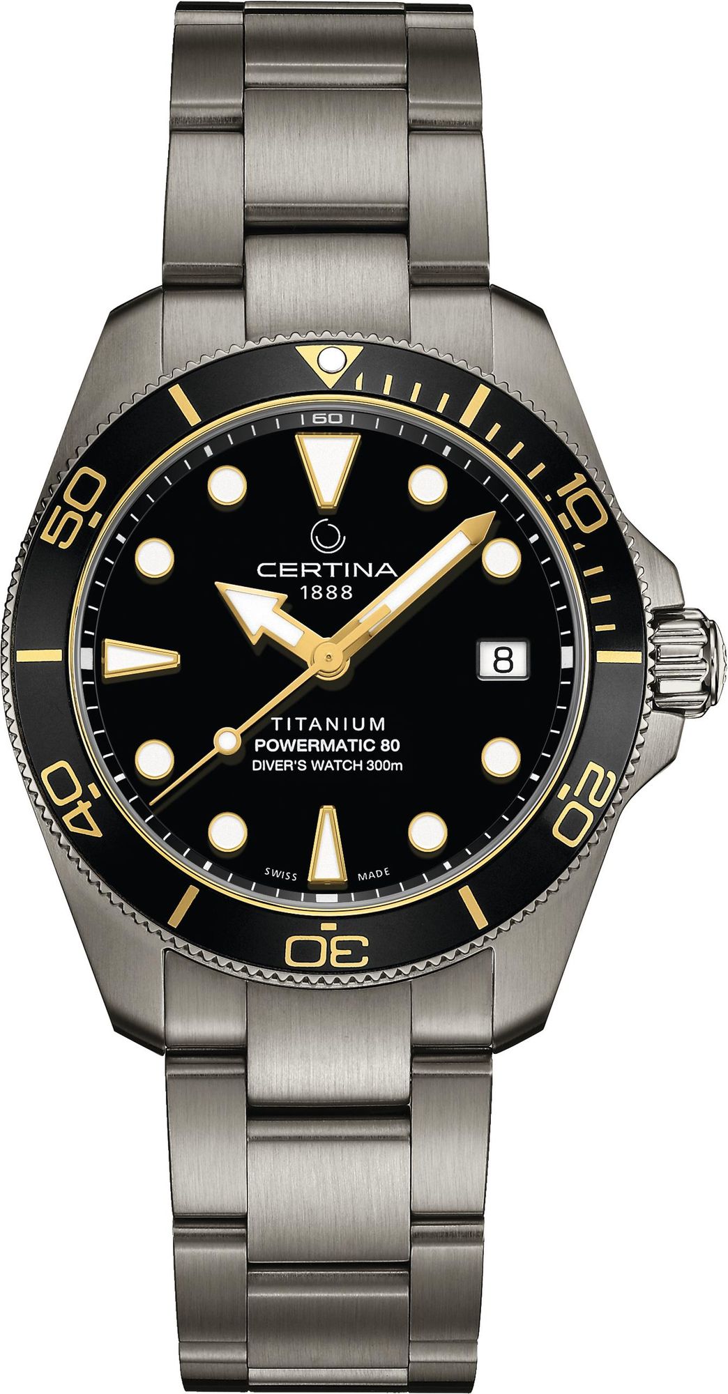 Certina DS Action 38mm C048.807.44.051.00 Orologio unisex Riserva de marcia de 80 ore