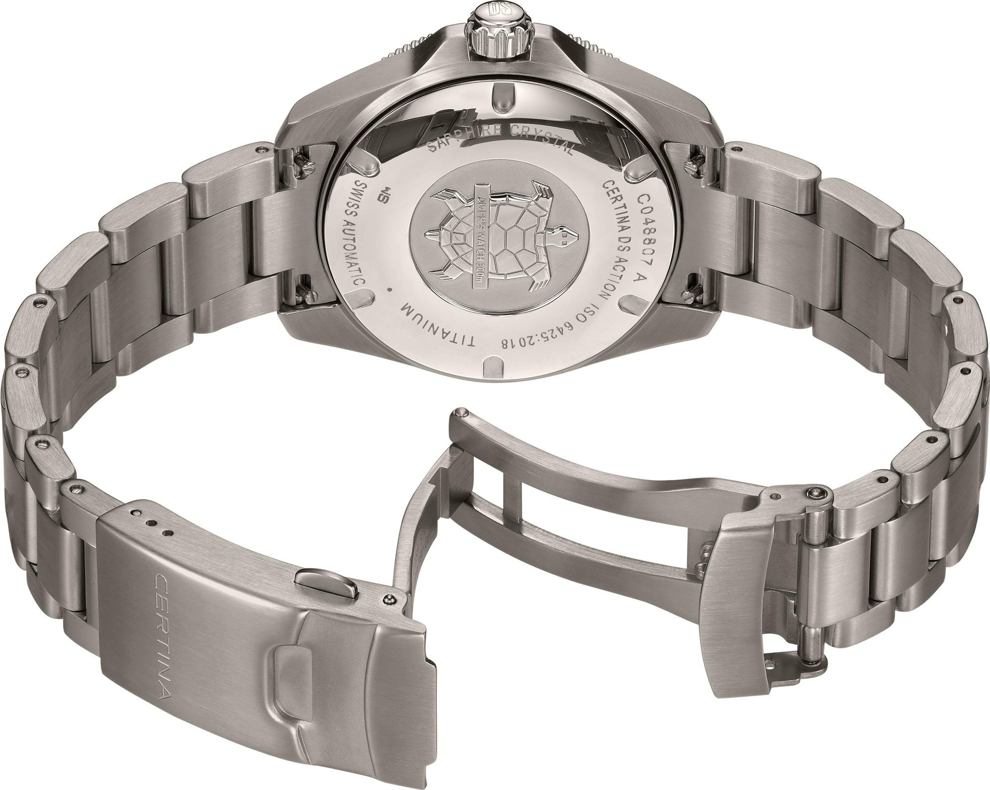 Certina DS Action 38mm C048.807.44.051.00 Orologio unisex Riserva de marcia de 80 ore