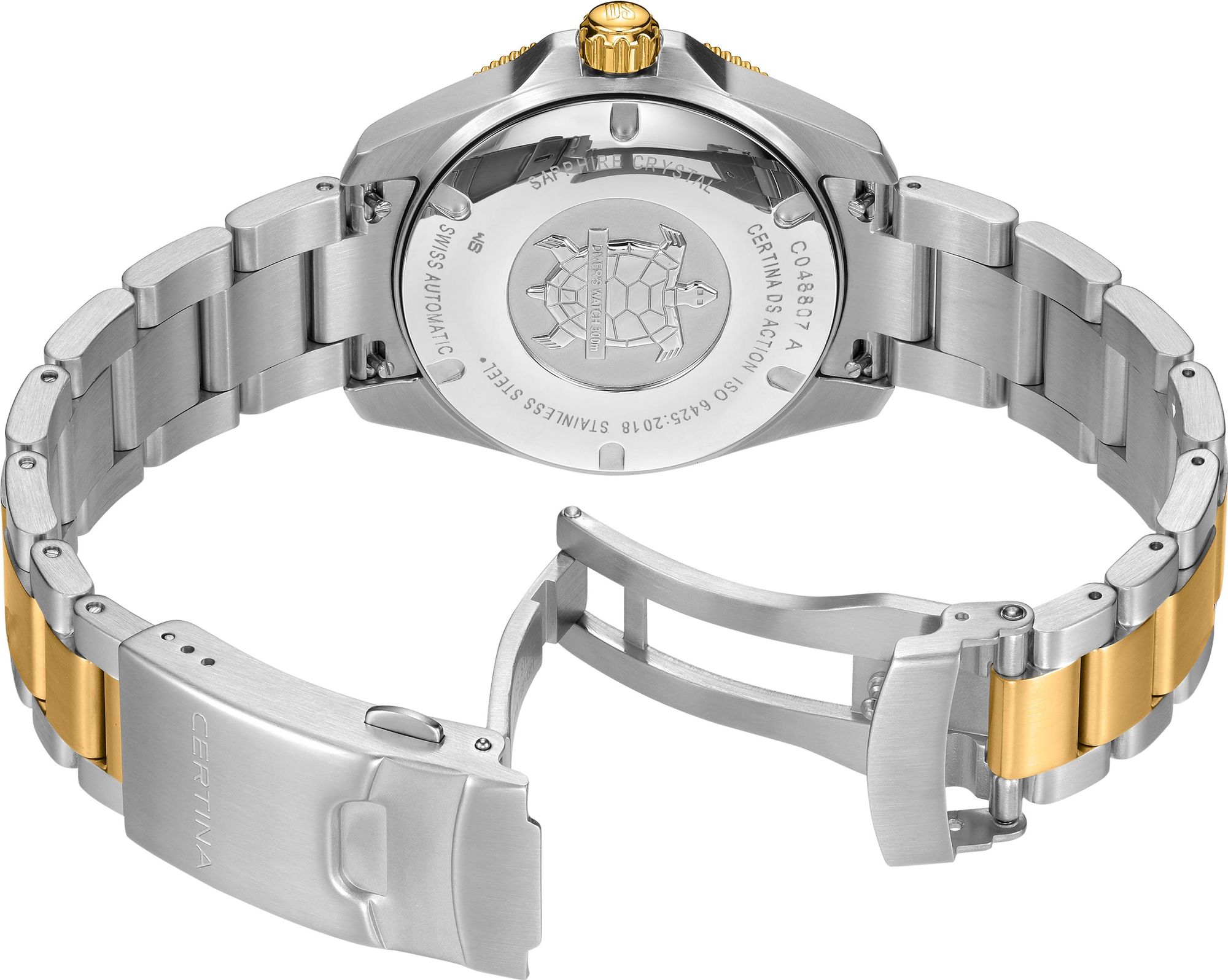 Certina DS Action 38mm C048.807.22.041.00 Unisex horloge