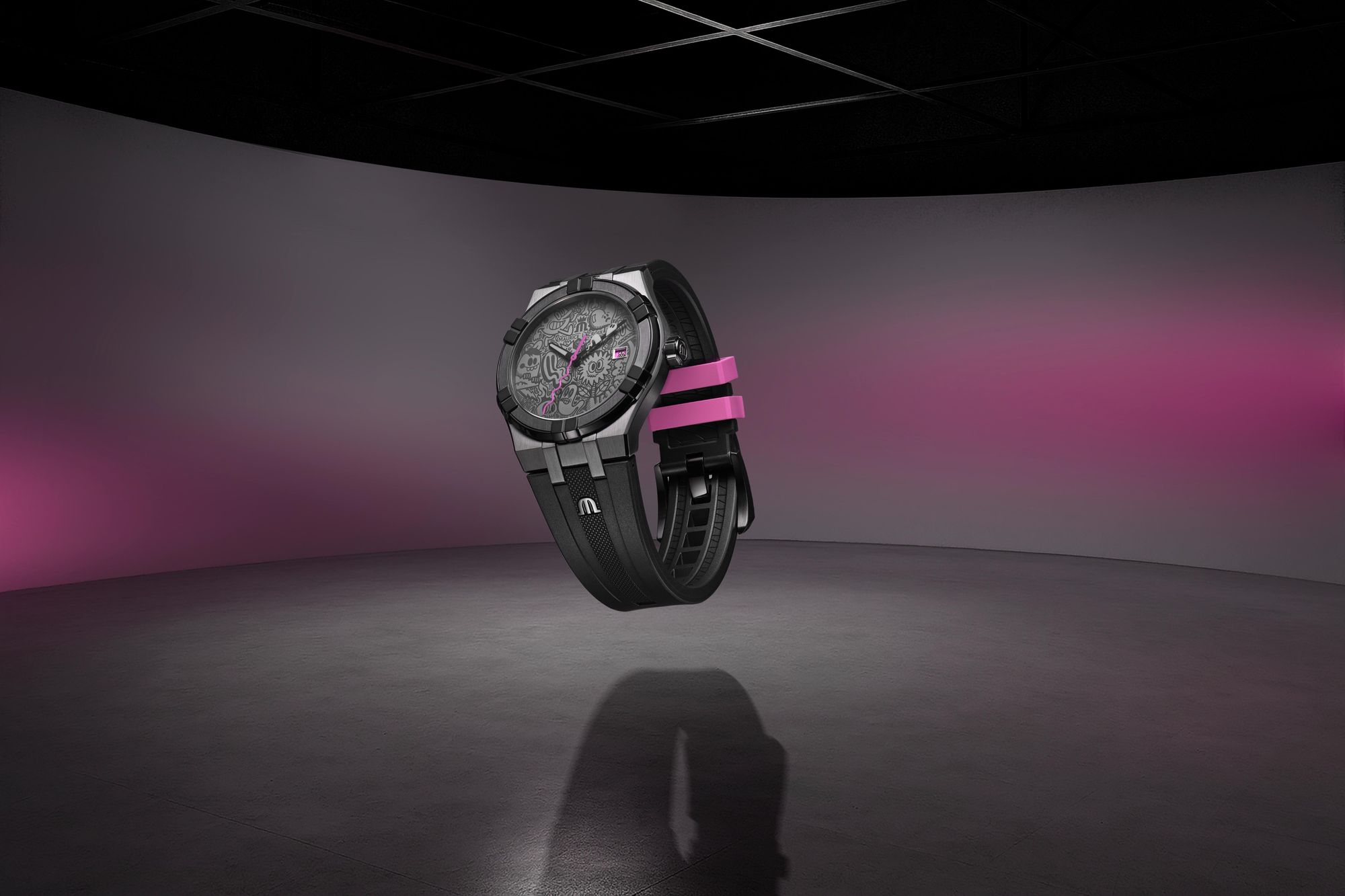 Maurice Lacroix AIKON Wotto Limited Edition (x/500) AI1108-PVL20-090-2 Montre-Bracelet pour hommes Édition Très Limitée