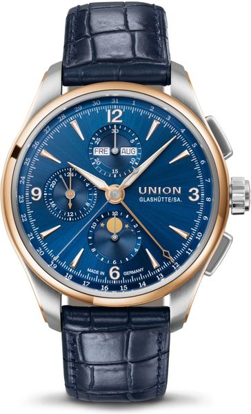 Union Glashütte Belisar Chronograph Mondphase D907.425.46.047.01 Cronografo automatico uomo Union Glashütte Belisar Chronograph Mondphase D907.425.46.047.01 Cronografo automatico uomo