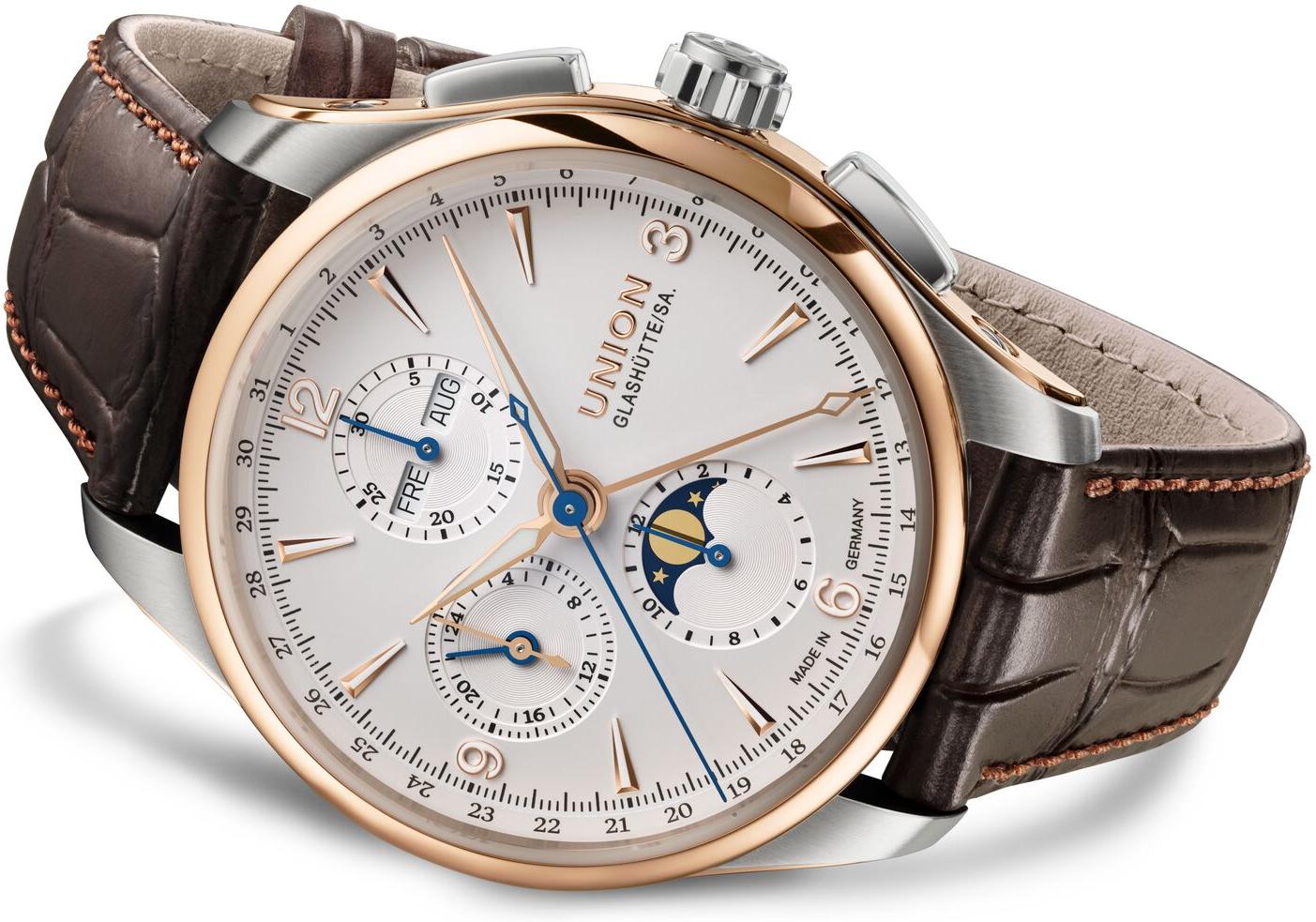 Union Glashütte Belisar Chronograph Mondphase D907.425.46.017.01 Cronografo automatico uomo Union Glashütte Belisar Chronograph Mondphase D907.425.46.017.01 Cronografo automatico uomo