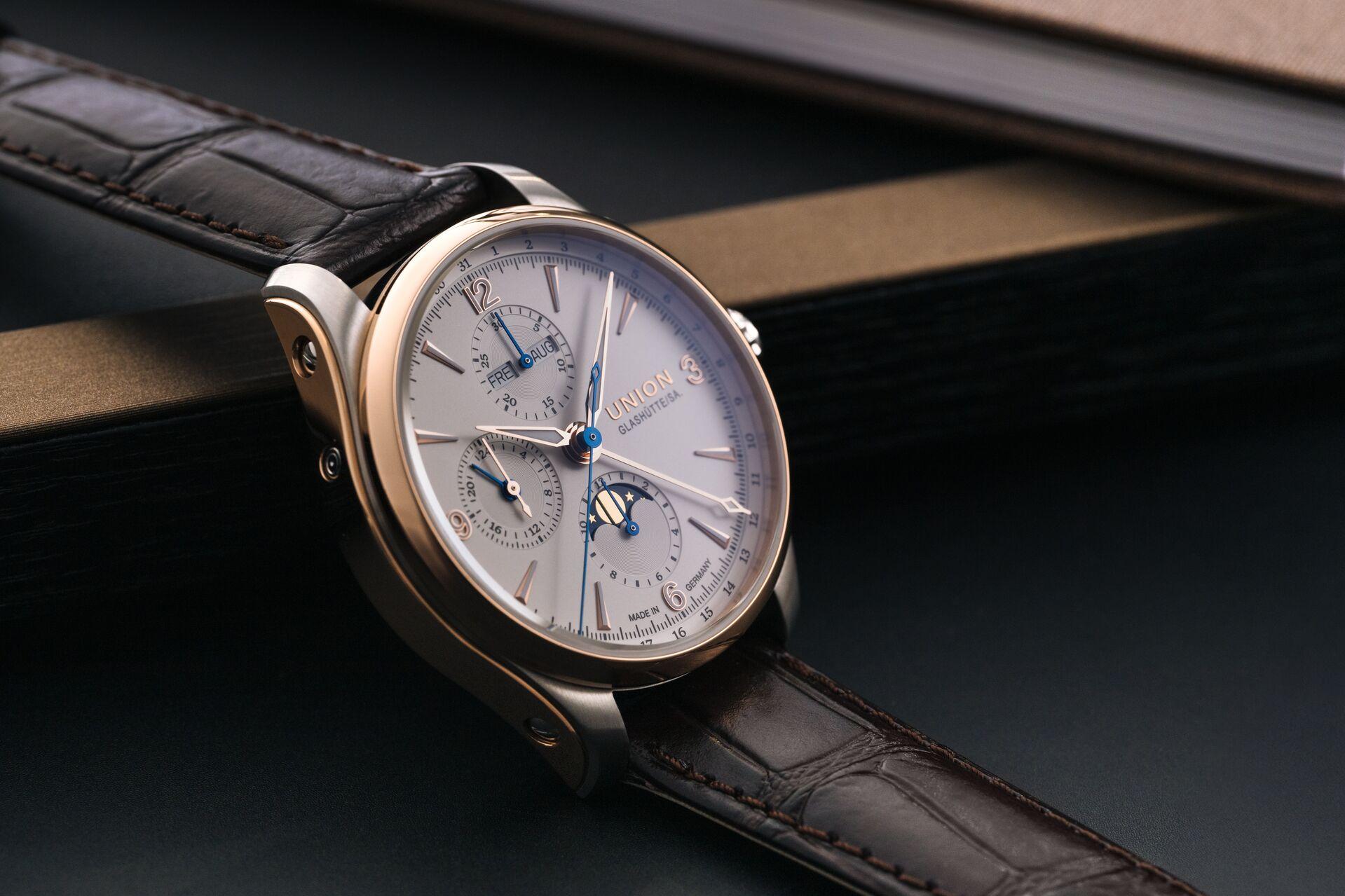 Union Glashütte Belisar Chronograph Mondphase D907.425.46.017.01 Cronografo automatico uomo Union Glashütte Belisar Chronograph Mondphase D907.425.46.017.01 Cronografo automatico uomo