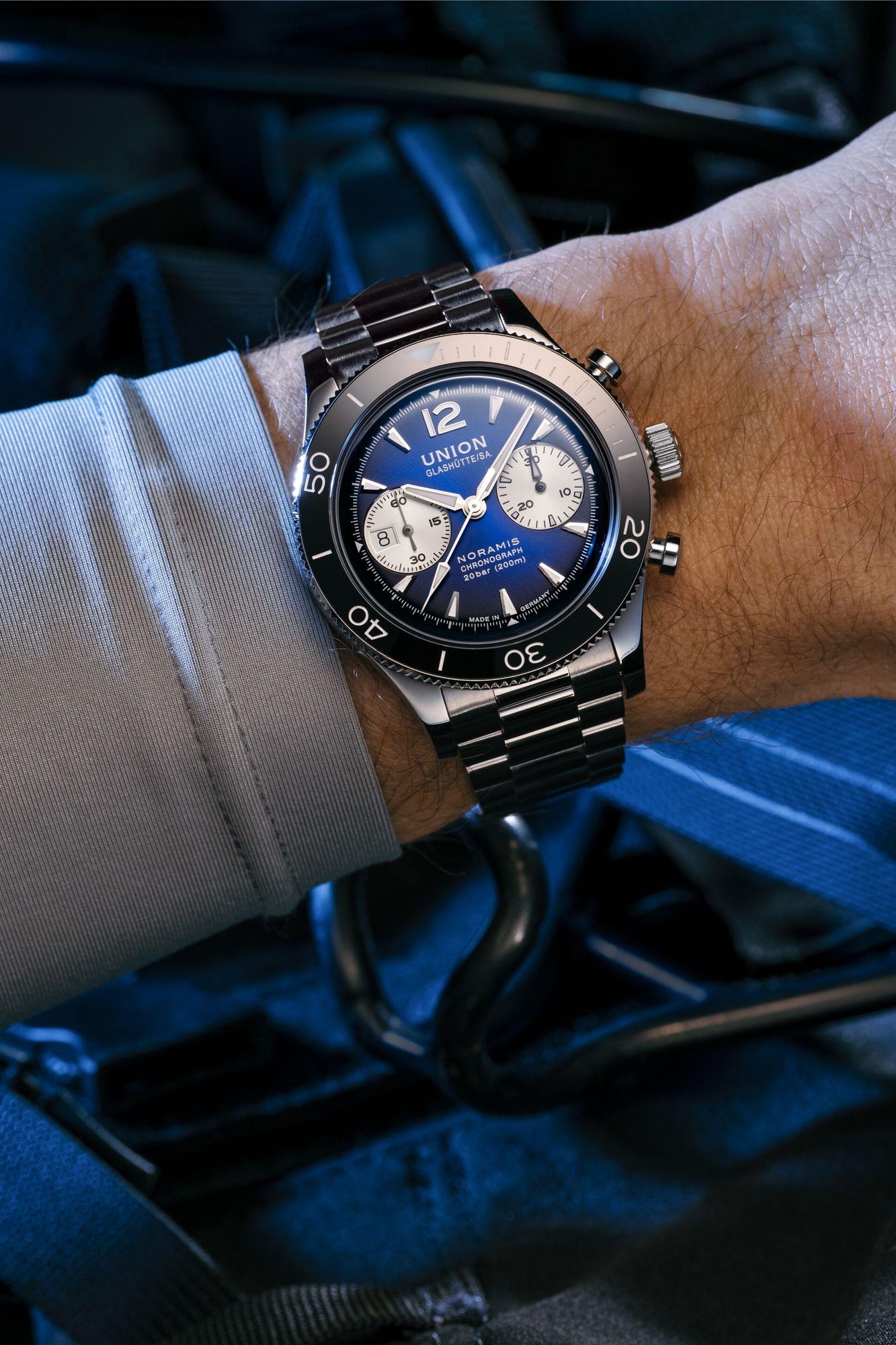 Union Glashütte Noramis Sport Chronograph D012.927.11.047.00 Cronógrafo Automático para hombres