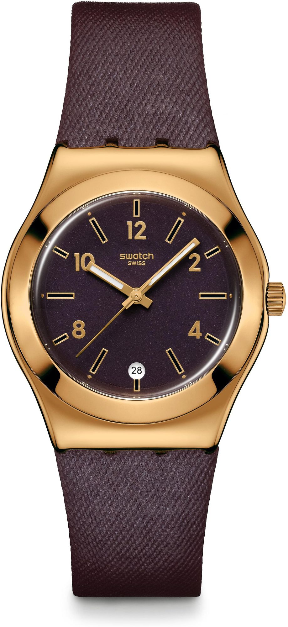 Swatch HEART OF BURGUNDY YLG413 Orologio unisex Swatch HEART OF BURGUNDY YLG413 Orologio unisex