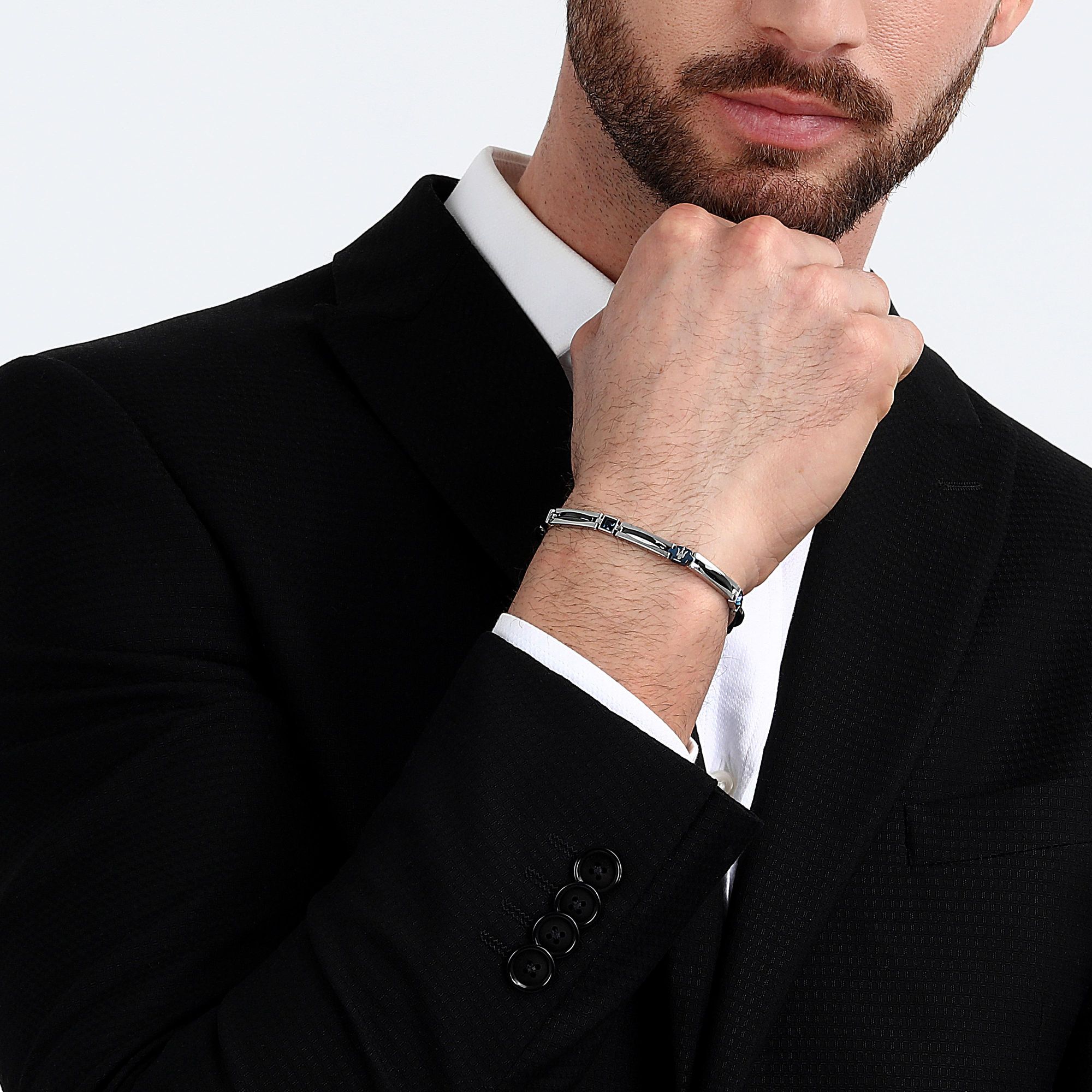 MASERATI CERAMIC JM223ATZ20 Herenarmband MASERATI CERAMIC JM223ATZ20 Herenarmband