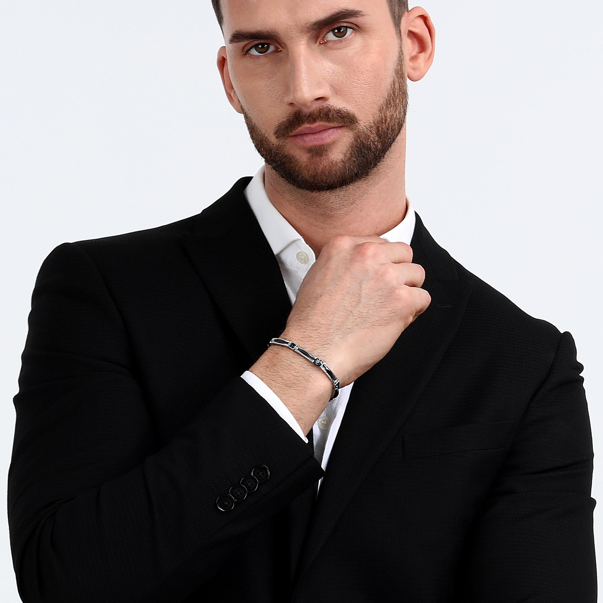 MASERATI CERAMIC JM223ATZ20 Herenarmband MASERATI CERAMIC JM223ATZ20 Herenarmband