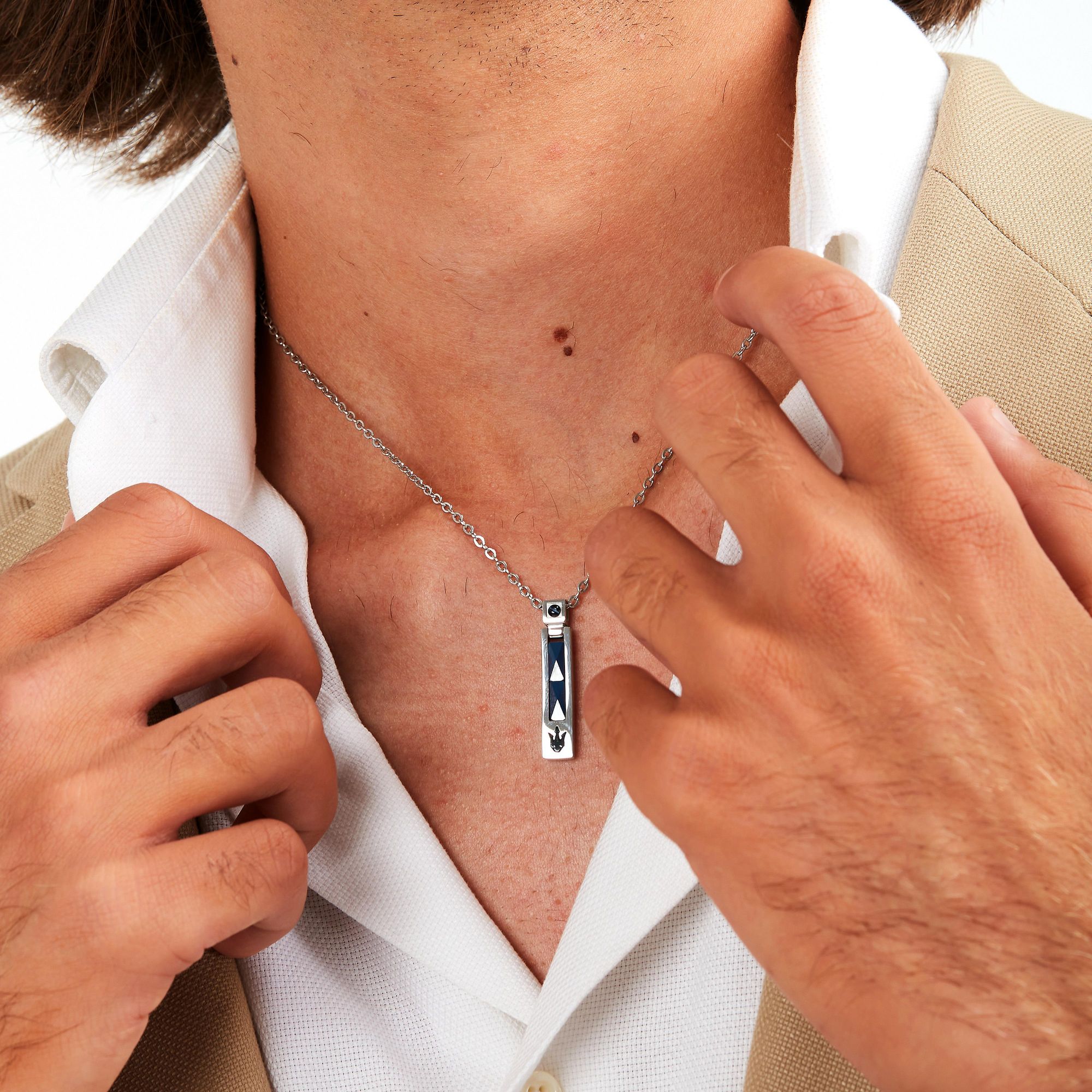 MASERATI CERAMIC JM423ATZ26 Herrenhalskette