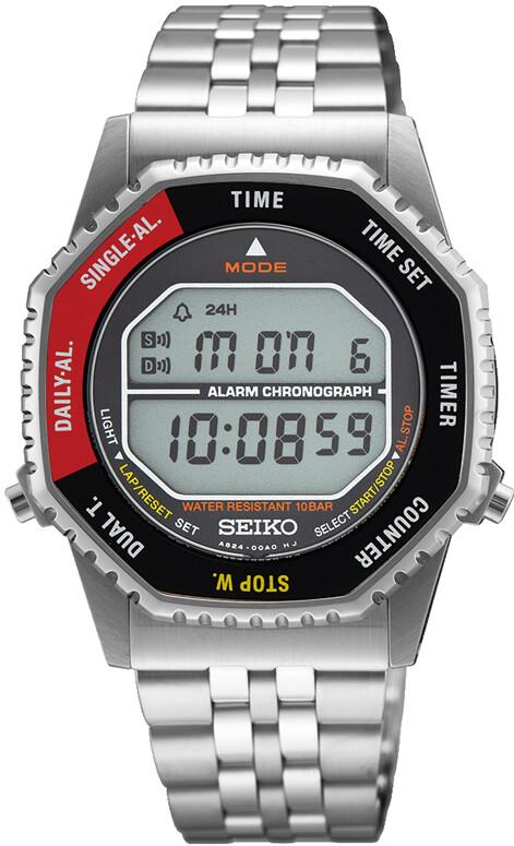 Seiko Digital Alarm Chronograph SMGG19P1 Montre digitale pour hommes Avec alarme