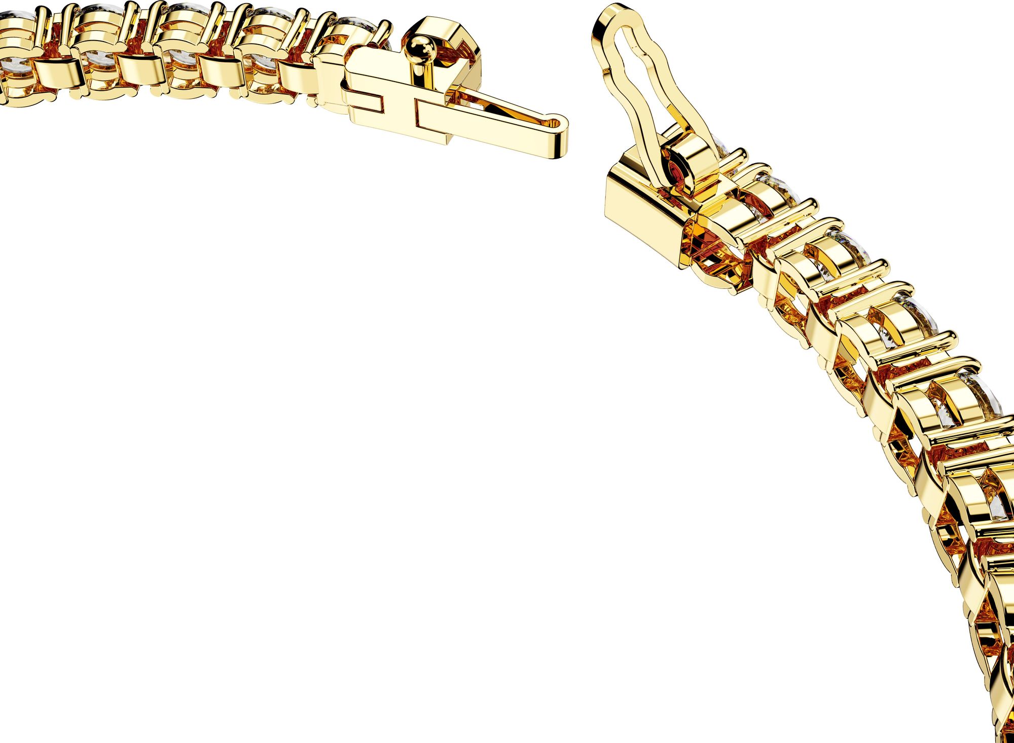 Swarovski Matrix Tennis Armband 5657663-h Braccialetto per donne