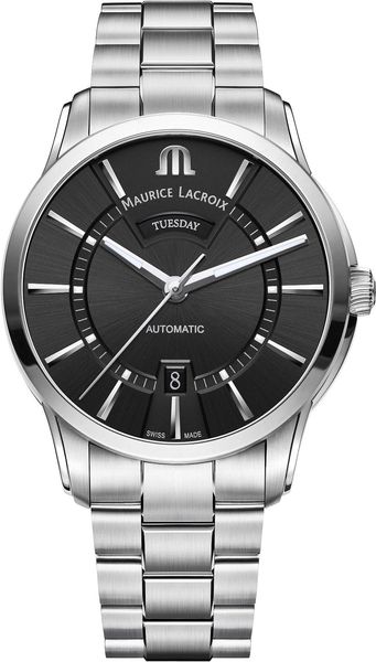 Maurice Lacroix PONTOS DAY DATE PT6158-SS002-33E-1 Orologio automatico uomo Classico semplice Maurice Lacroix PONTOS DAY DATE PT6158-SS002-33E-1 Orologio automatico uomo Classico semplice