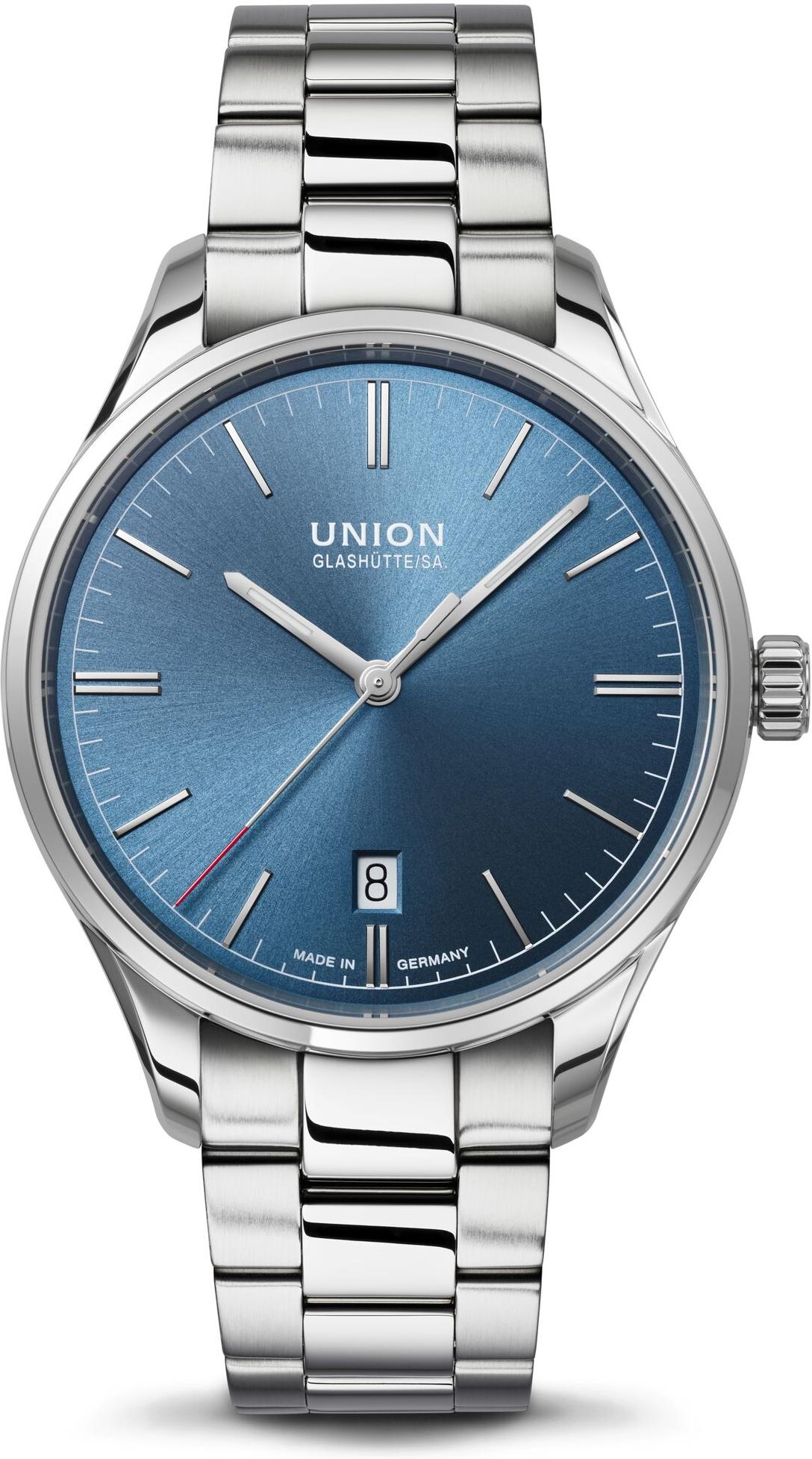 Union Glashütte Viro Datum 39 mm D017.407.11.041.00 Mens Wristwatch