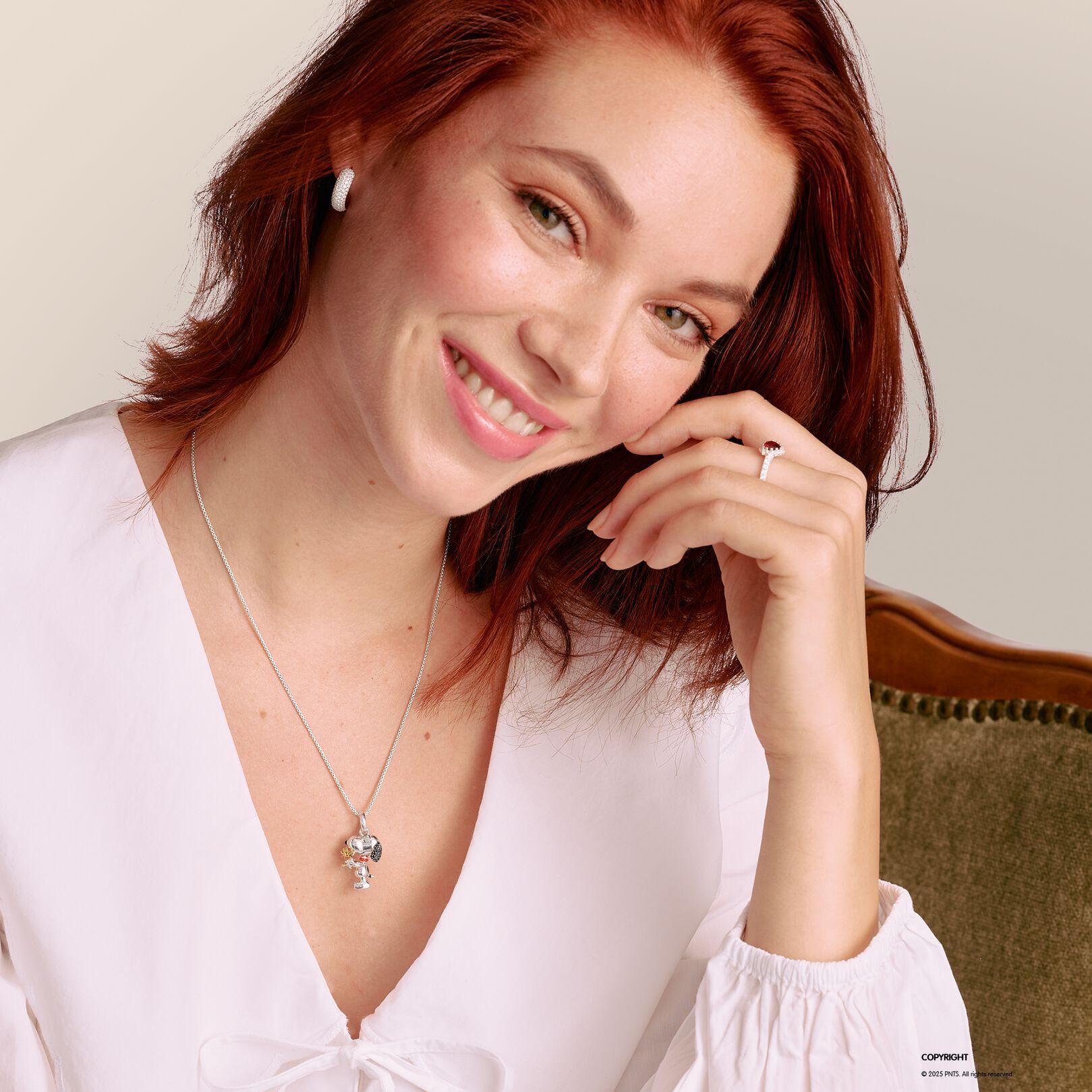 Thomas Sabo Thomas Sabo x PEANUTS KE2345-565-7-L50V Catenina donna Thomas Sabo Thomas Sabo x PEANUTS KE2345-565-7-L50V Catenina donna