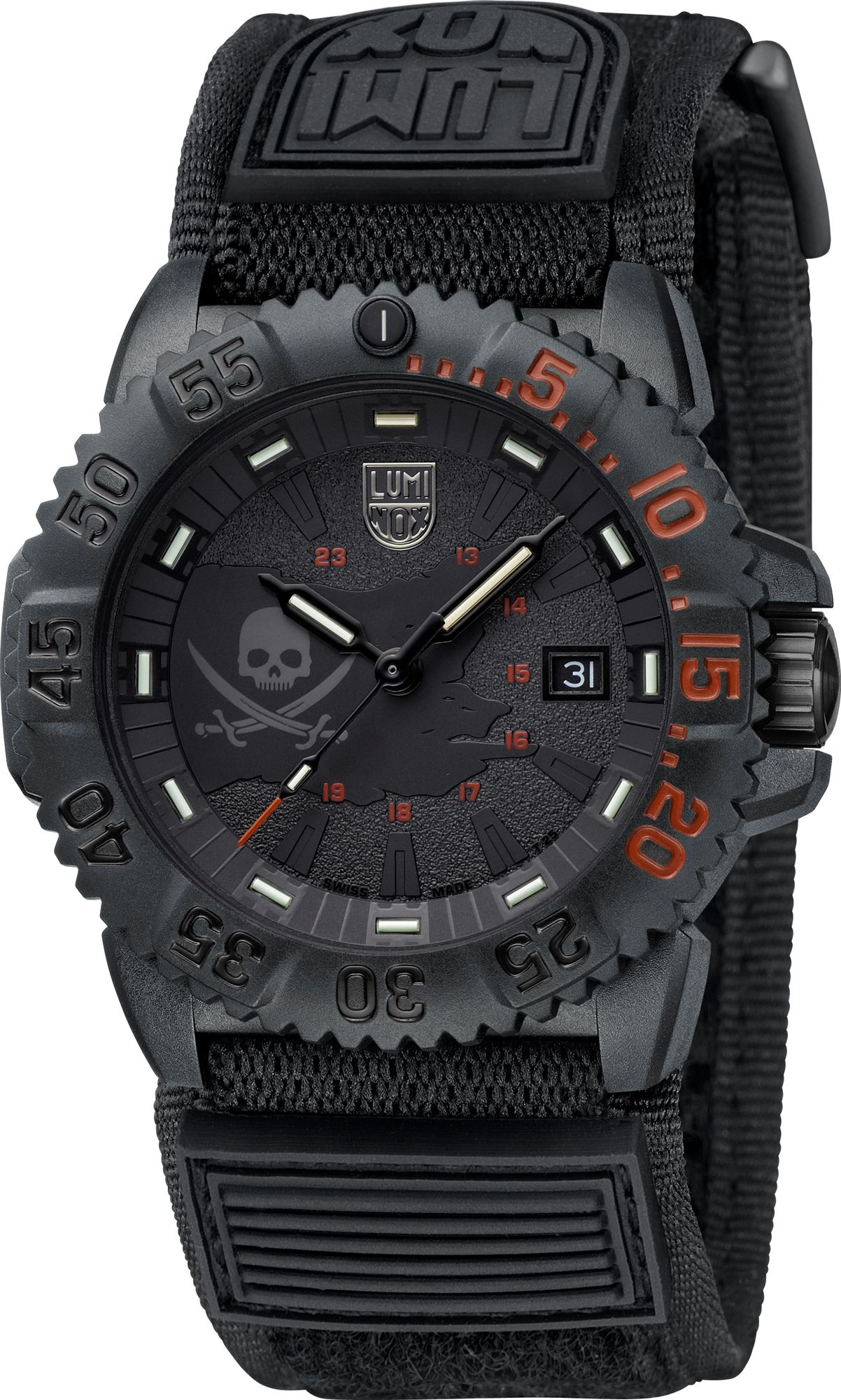 Luminox NAVY SEAL PIRATE LIMITED EDITION XS.3051.PIR.LE Orologio da immersione per uomo Luminox NAVY SEAL PIRATE LIMITED EDITION XS.3051.PIR.LE Orologio da immersione per uomo